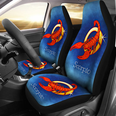 Zodiac Sign Scorpio Car Seat Cover
