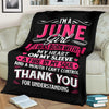 June Girl With Strong Heart Blanket