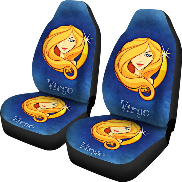 Zodiac Sign Virgo Car Seat Cover