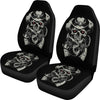 Black Skull Face Car Seat Cover