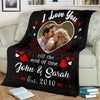 I LOVE YOU TILL THE END OF TIME BLANKET