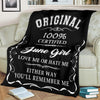 100% Certified June Born Girl Premium Blanket