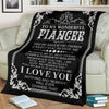 "To My Wonderful Fiancee" Fleece Blanket