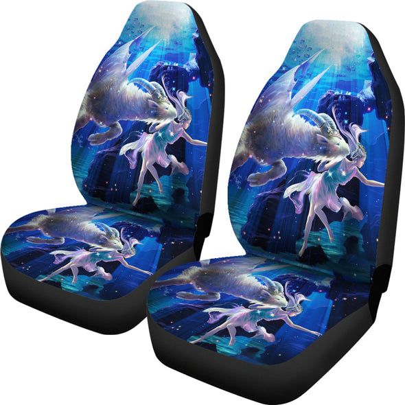 Capricorn Print Car Seat Cover