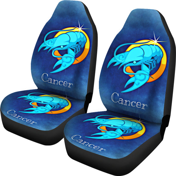 Zodiac Sign Cancer Car Seat Cover