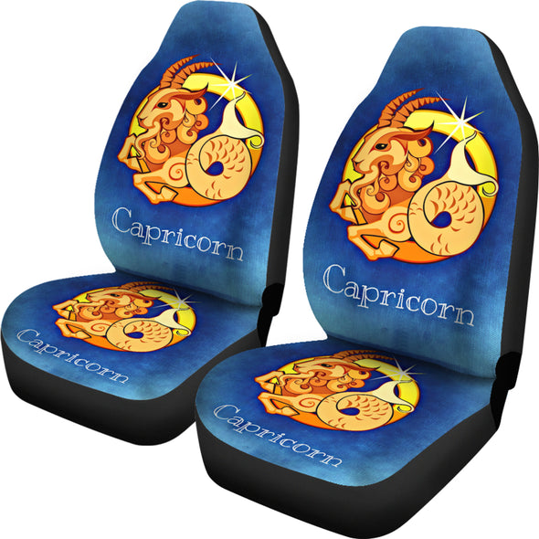 Zodiac Sign Capricorn Car Seat Cover