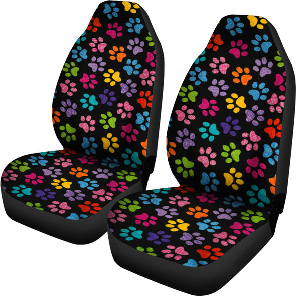 Cute Cat Paws Print Car Seat Cover