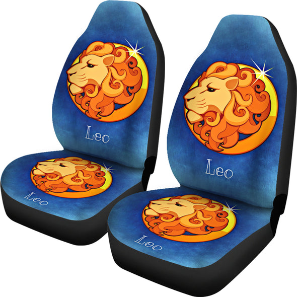 Zodiac Sign Leo Car Seat Cover