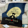 Love You To The Moon & Back Personalized Couple Blanket