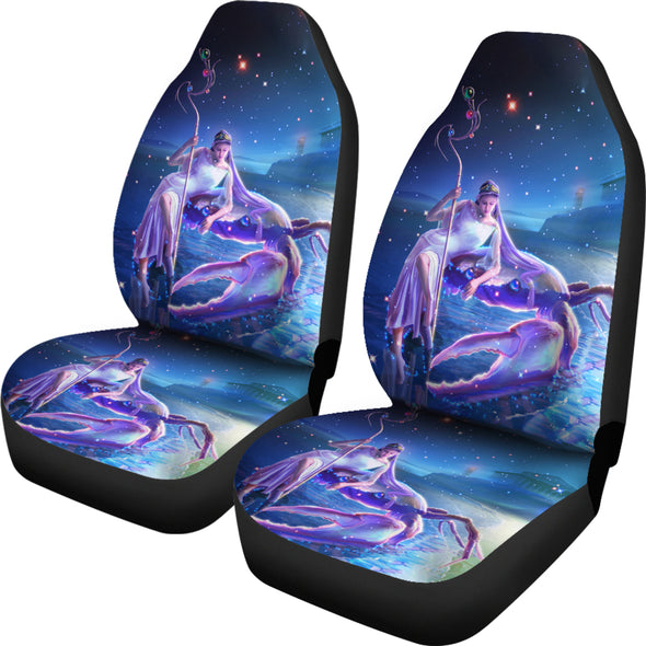 Cancer Print Car Seat Cover