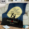 Limited Edition **Love You To The Moon & Back Personalized Couple Blanket**
