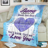 Personalized Blanket ™ Whenever You Touch This Heart