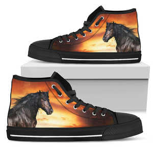 Horse Black High Tops W