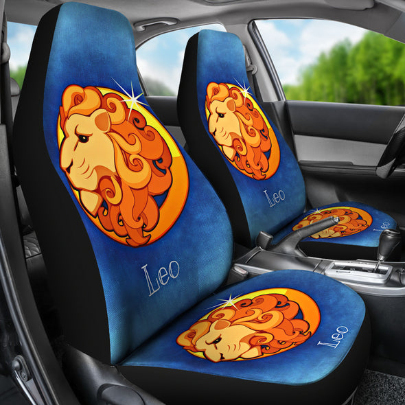 Zodiac Sign Leo Car Seat Cover