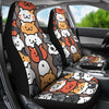Funny Cat Faces Car Seat Cover