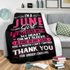 June Girl With Strong Heart Blanket