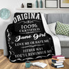 100% Certified June Born Girl Premium Blanket