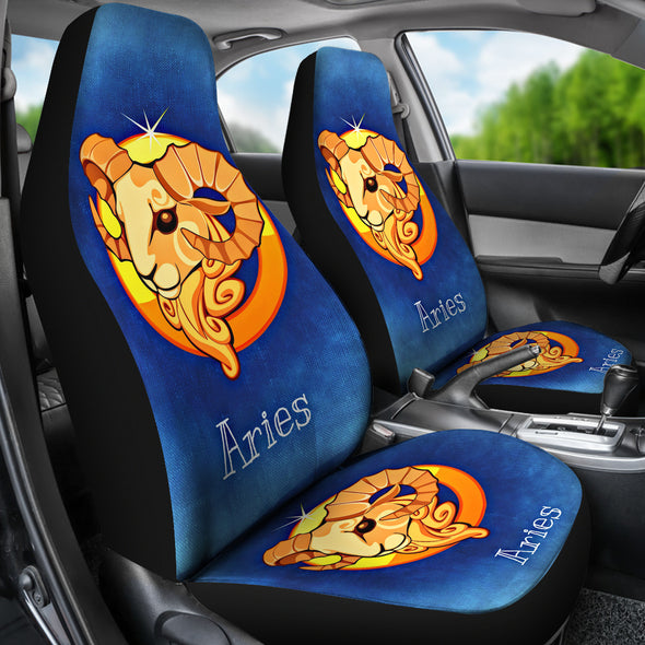 Zodiac Sign Aries Car Seat Cover