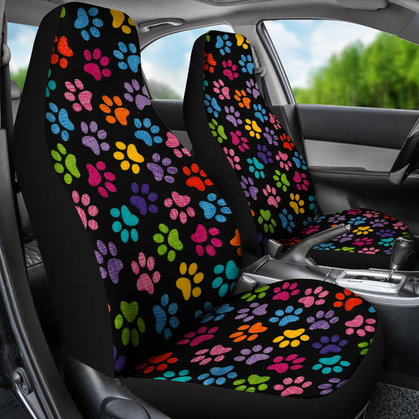 Cute Cat Paws Print Car Seat Cover