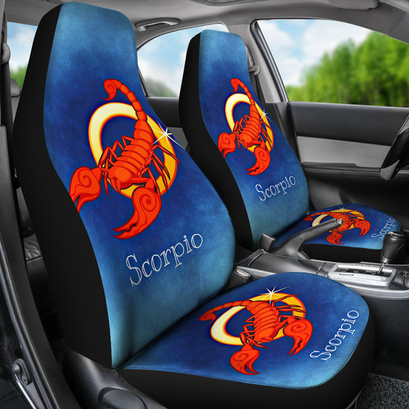 Zodiac Sign Scorpio Car Seat Cover