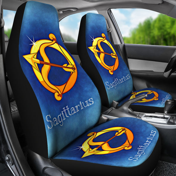 Zodiac Sign Sagittarius Car Seat Cover