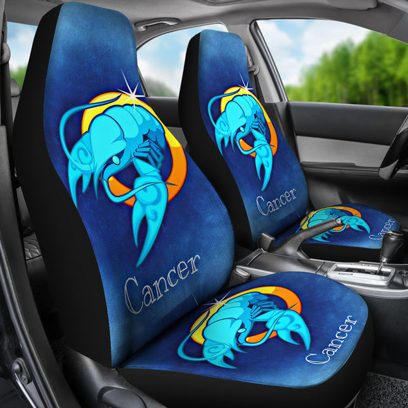 Zodiac Sign Cancer Car Seat Cover