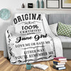 100% Certified June Born Girl Premium Blanket