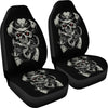 Black Skull Face Car Seat Cover