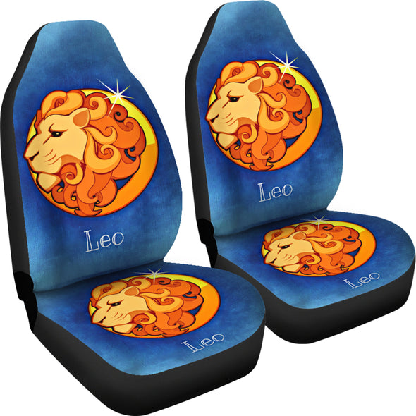Zodiac Sign Leo Car Seat Cover