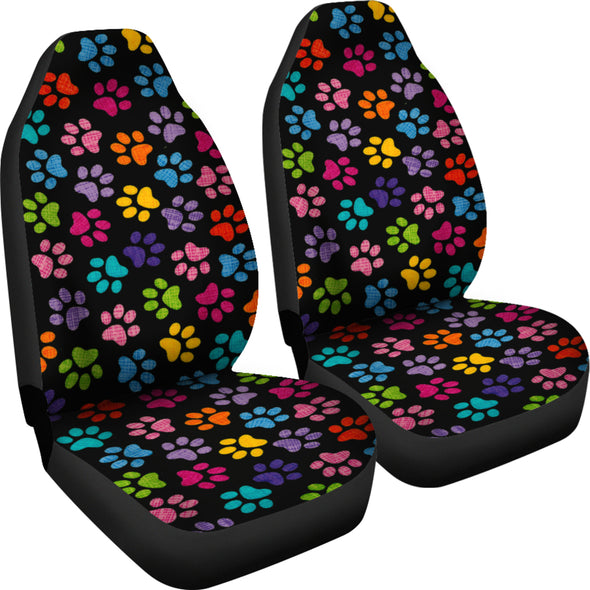 Cute Cat Paws Print Car Seat Cover