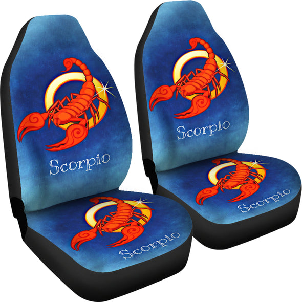 Zodiac Sign Scorpio Car Seat Cover