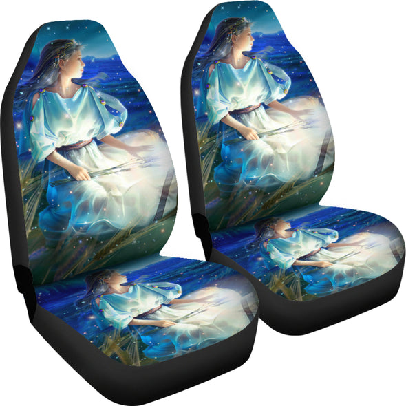 Virgo Print Car Seat Cover