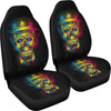 Colorful Skull Face Car Seat Cover