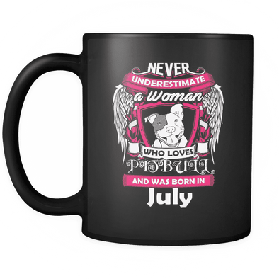 July Women Who Loves Pitbull Mug