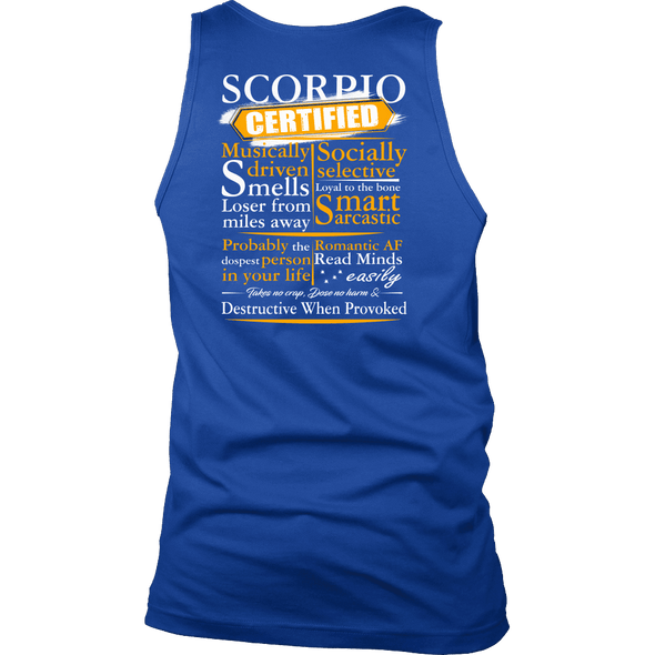 Limited Edition ***Scorpio Certified Back Print*** Shirts & Hoodies
