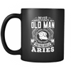 Aries Never Underestimate An Old Man Mug