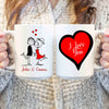11Oz I Love You Customized Mug For Couple