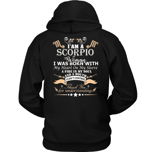 Limited Edition ***I Am A Scorpio Women Back Print*** Hoodies & Shirts