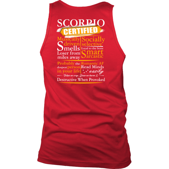 Limited Edition ***Scorpio Certified Back Print*** Shirts & Hoodies