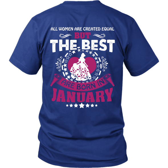 Limited Edition ***Best Are Born In January Back Print*** Shirts & Hoodies