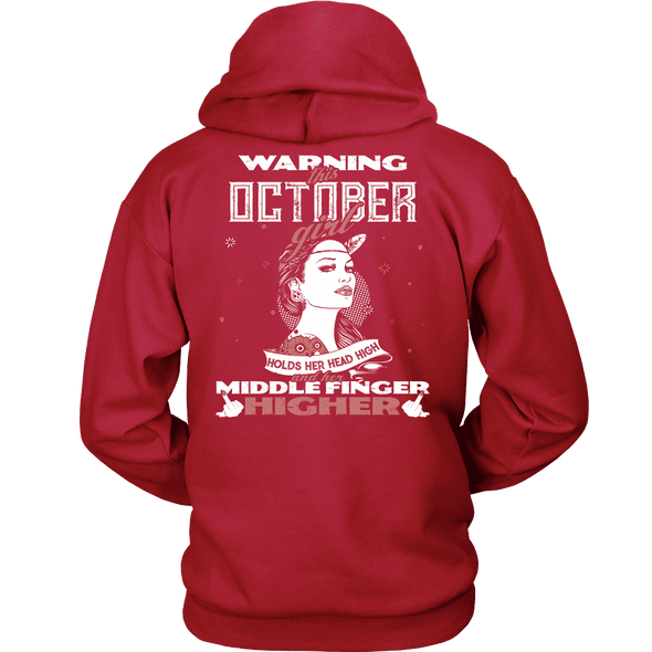Limited Edition ***October Girl Head High Back Print*** Shirts & Hoodies