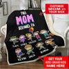 This Nana / Mom Belongs To, Custom Blanket