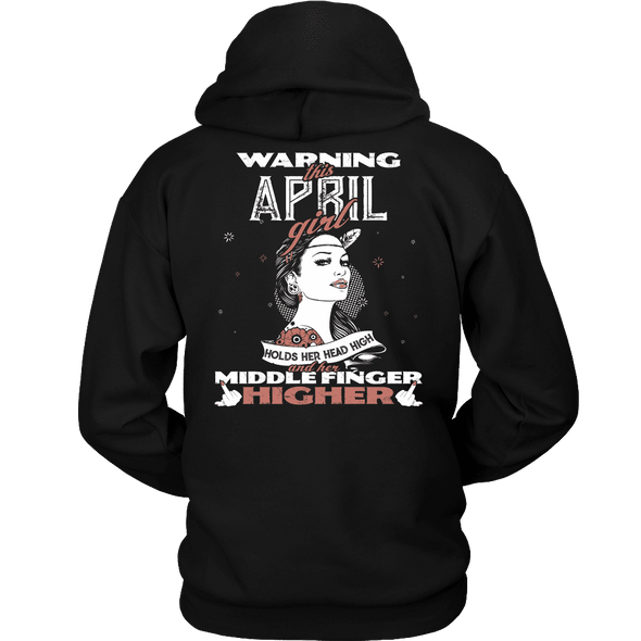 Limited Edition ***April Girl Head High Back Print*** Shirts & Hoodies