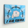 I Am Confident Girl Custom Wall Art