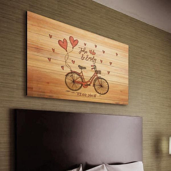 Riding Together Custom Canvas Wall Art