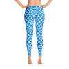 Limited Edition Blue Fish Scale Printed Leggings