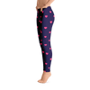 Limited Edition Blue Pink Printed Heart Leggings