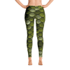 Limited Edition Forest Green Fish Scale Printed Leggings
