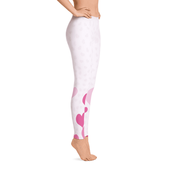 Limited Edition Cute pink Heart Printed Leggings