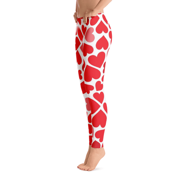 Limited Edition Love Heart Printed Leggings